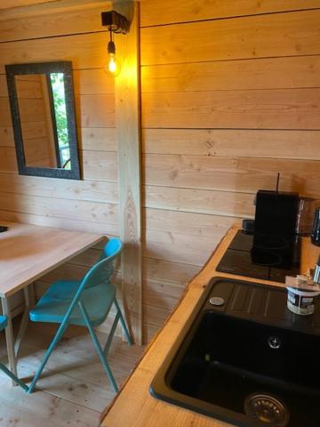 Le Moonloft insolite Tiny-House dans les arbres&1 séance de sauna pour 2 avec vue panoramique Osenbach Esterno foto