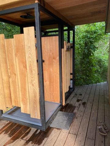 Le Moonloft insolite Tiny-House dans les arbres&1 séance de sauna pour 2 avec vue panoramique Osenbach Esterno foto